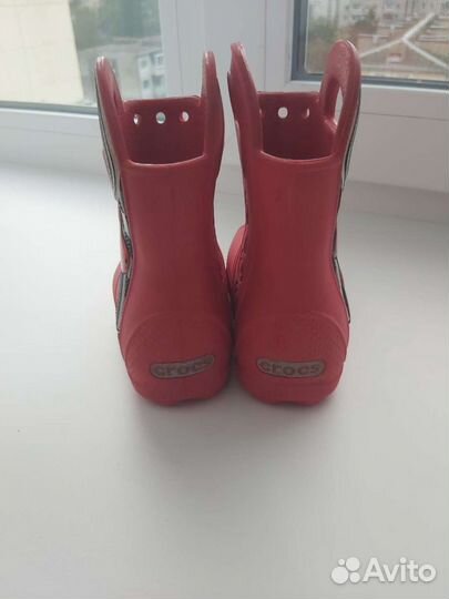 Резиновые сапожки crocs