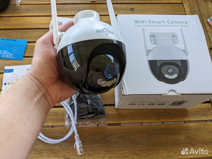 Ip wi-fi камера видеонаблюдения Hiseeu 8/4Mp
