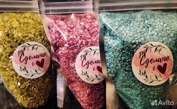 Сияющая морская соль для ванны