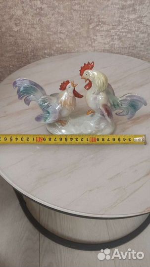 Статуэтка Дерущиеся петухи. Германия