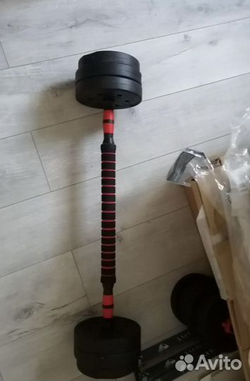 Штанга трансформер гантели 21кг