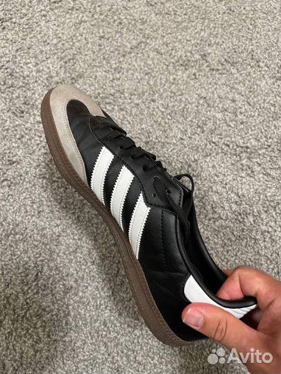 Кеды Adidas Samba Vegan Black White 42 2/3