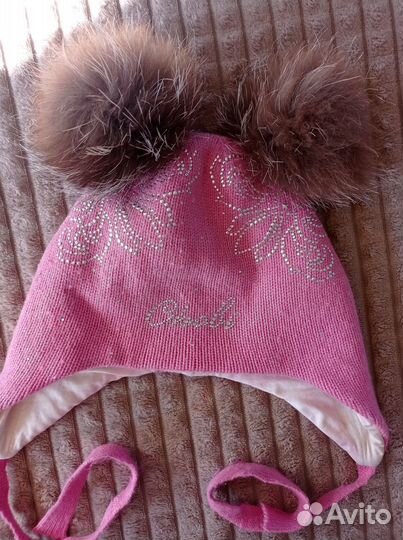 Шапка зимняя для девочки chobi