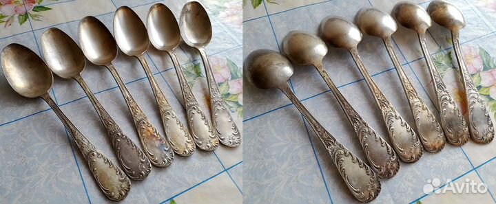 Мельхиоровые Столовые приборы: Вилки, Ложки СССР