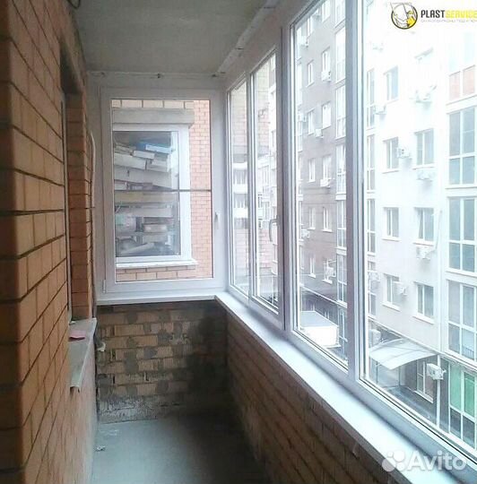 Балконные окна пластиковые алюминиевые остекление