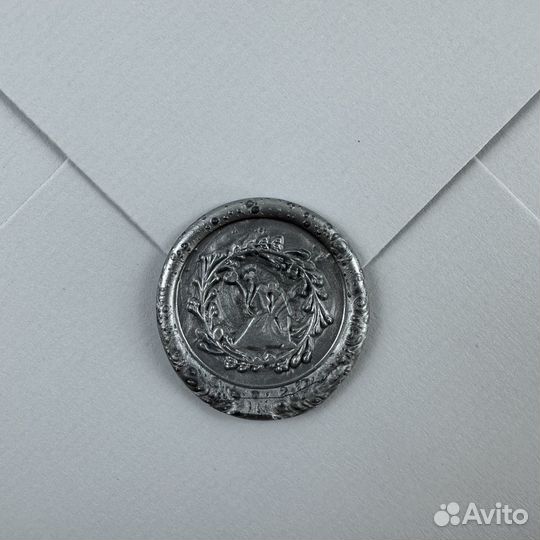 Сургуч, оттиск, приглашение, конверт