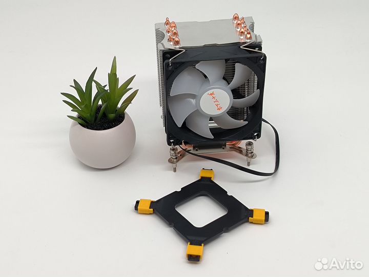 Кулер для процессора lga 2011 RGB 1 вентилятор