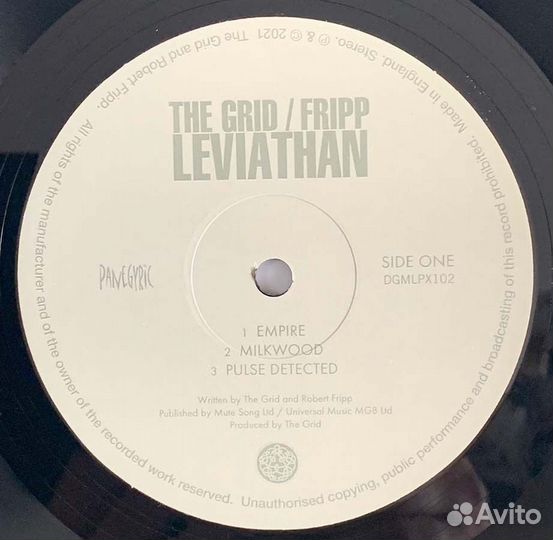 The Grid / Fripp / Leviathan (2LP)