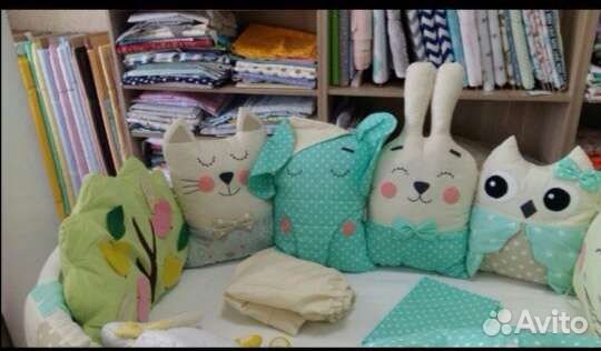 Бортики в детскую кроватку