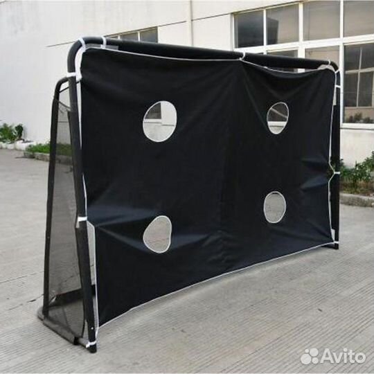 Футбольные ворота с тренировочным экраном