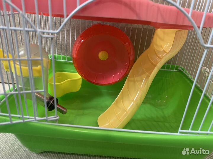 Клетки для хомяков двух этажная и одна этажная