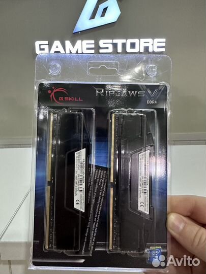DDR4 8MBx2 PC28800 3600MHz G.Skill ripjaws V CL