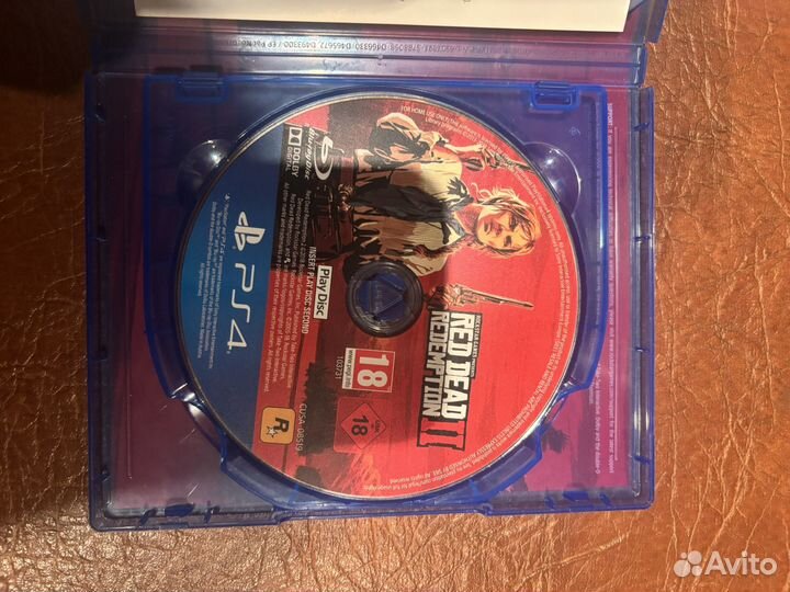 Red dead redemption 2 ps4 диск