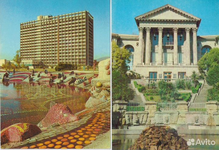 Открытки советские. Сочи 1977-1981 года