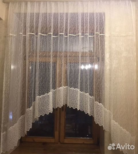 Штора кухонная Аркой.Новая 330*185