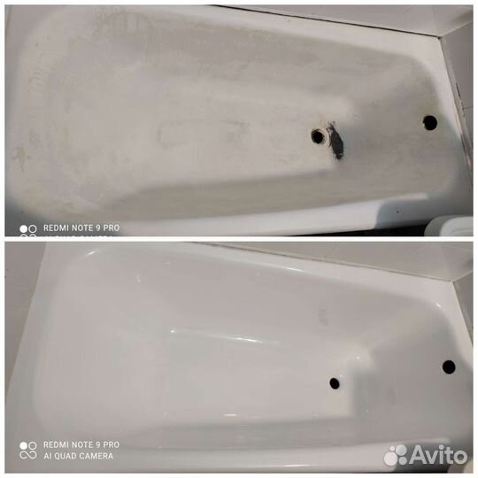 Реставрация ванн, ремонт ванн, очистка ванн