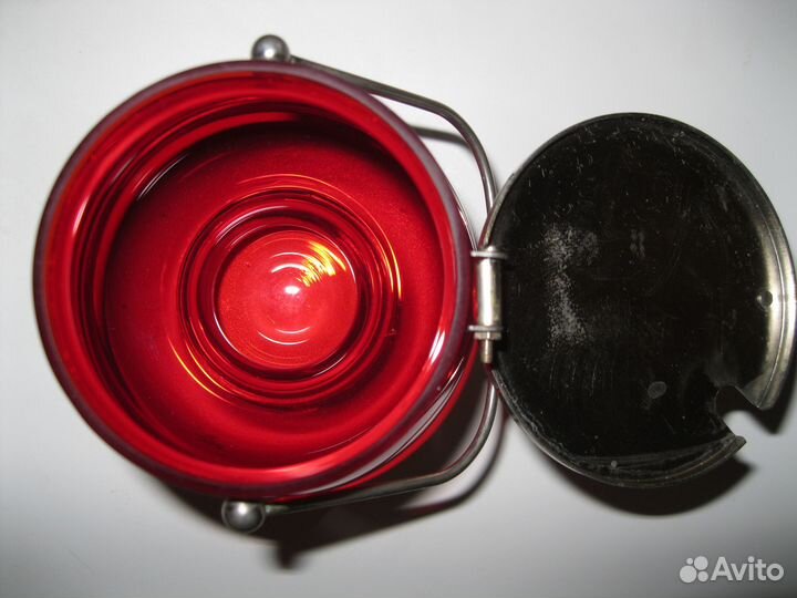 Сахарница цветное стекло СССР