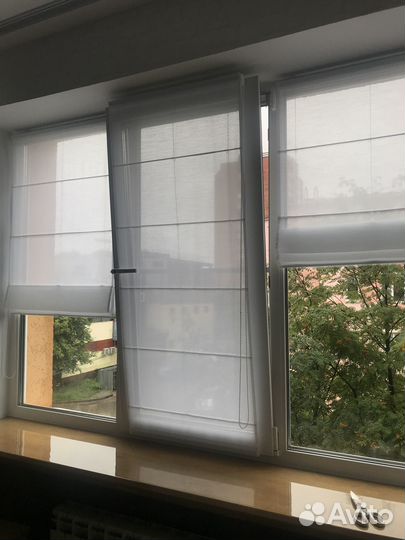 Римская штора и портьеры карнизы