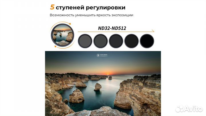 Светофильтр K and F Concept Nano-X None-Cross ND32