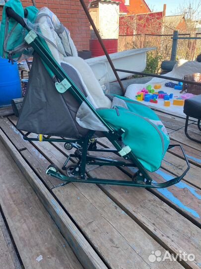 Детские зимние санки