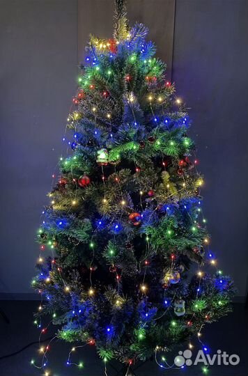 Гирлянда «Конский хвост» роса 10 нитей по 2 м