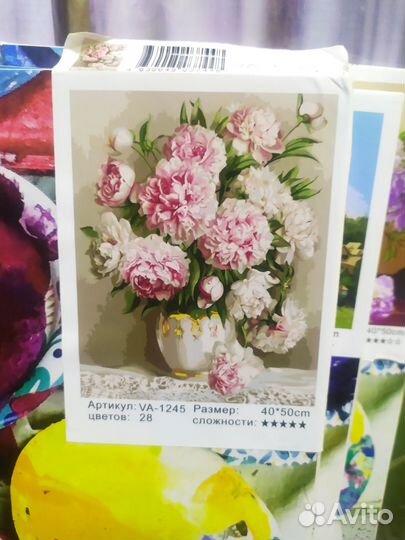 Картина по номерам новая
