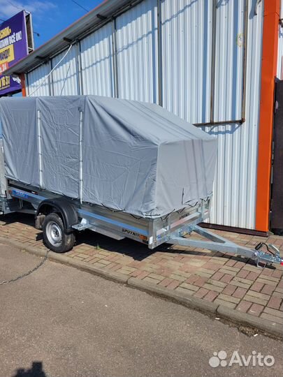 Прицеп с подкатным колесом и подрамником