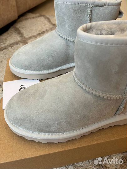 Угги Женские Ugg Classic Mini II Grey-Violet