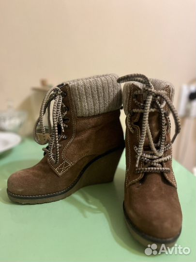 Ботильоны замшевые 37 размер