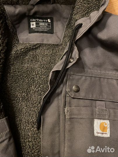 Бомбер с капюшоном Carhartt