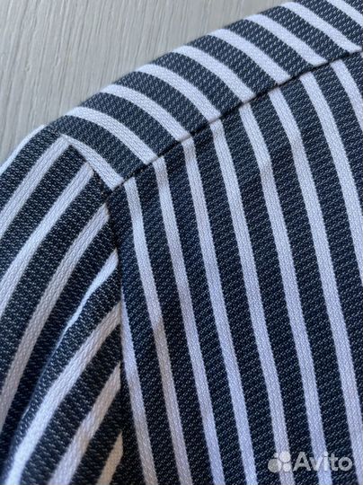 Рубашка Dilvin Basic S (36) в полоску морскую