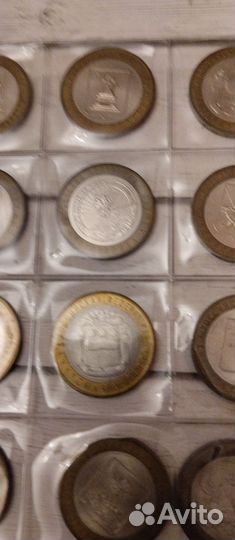 Монеты 10 биметаллические