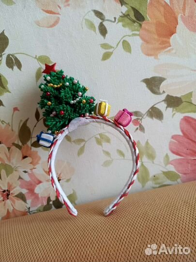Новогодний ободок 