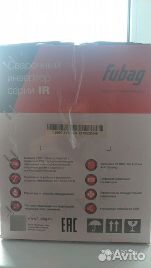 Инверторный сварочный аппарат fubag IR 160
