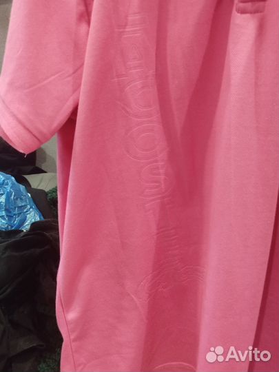 Поло lacoste розовое