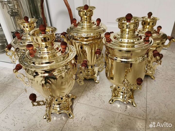 Тульские самовары на дровах новые фабричные