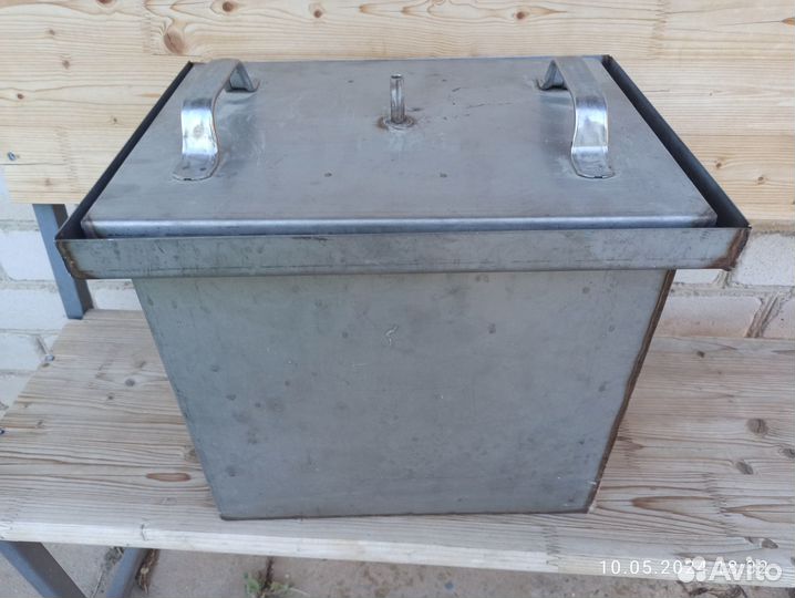 Коптильня горячего копчения из нержавейки