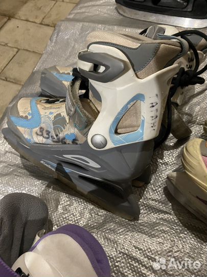 Коньки детские раздвижные