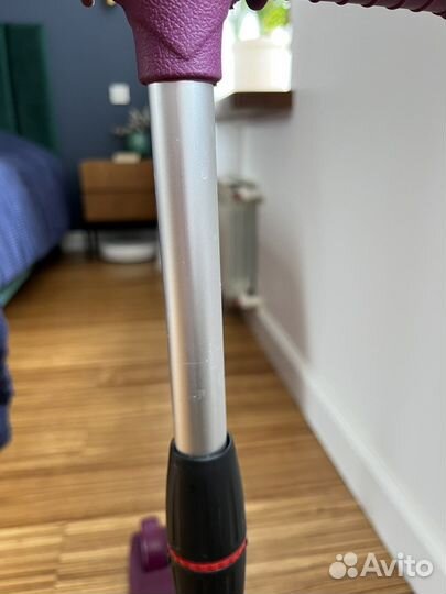 Maxiscoo самокат розовый складной