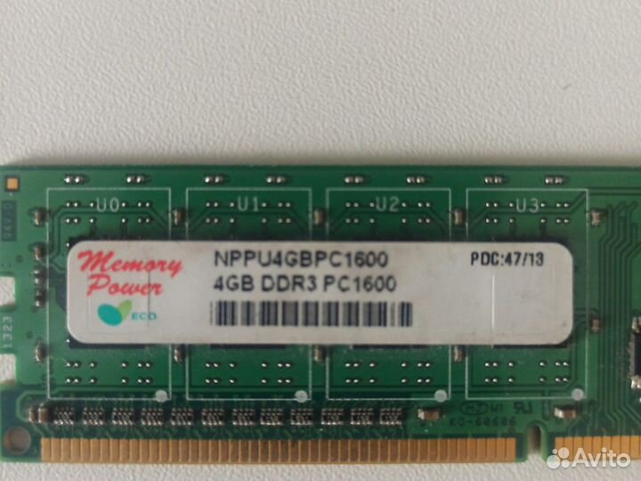 Оперативная память ddr3 4 gb 1600