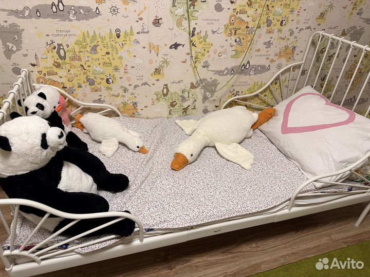 Детская кровать IKEA с матрасом