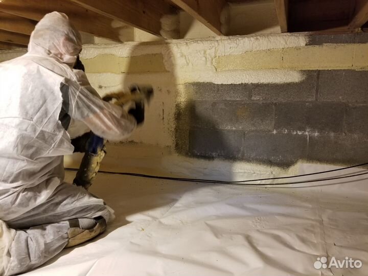 Утепление пенополиуретаном внутренних стен дома