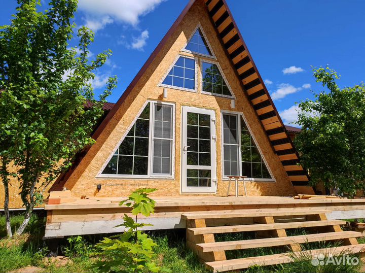 Проект дома шалаш на 72 кв. М