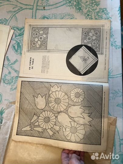 Старый журнал для женщин Франция