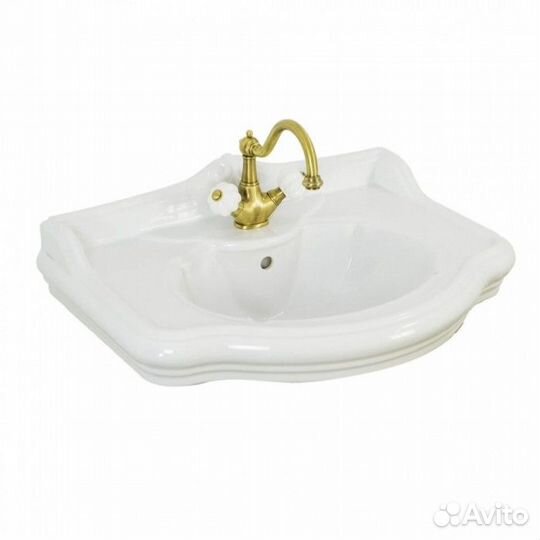 Раковина с консолью Migliore Bella 27778+20699 бронза