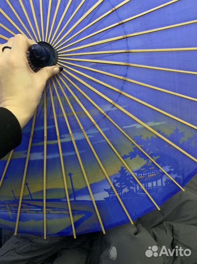 Антикварный китайский зонтик