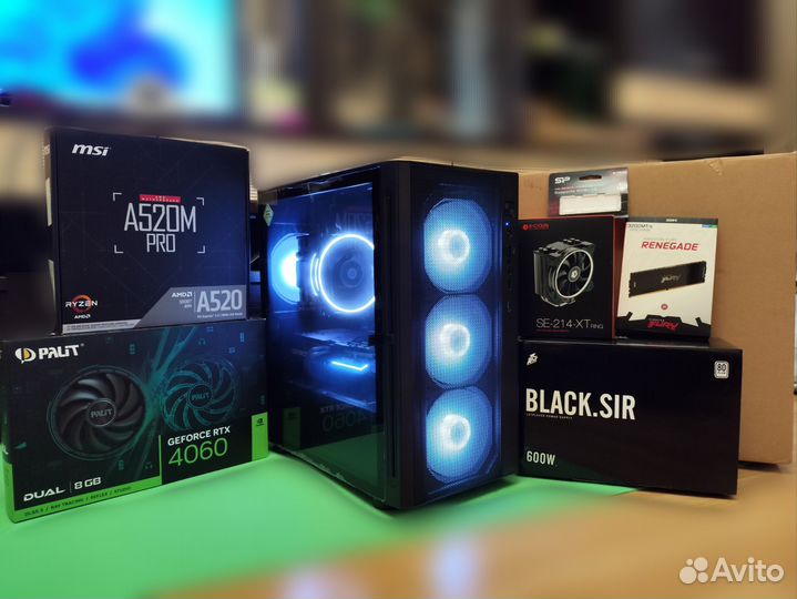 RTX4060 + ryzen 5 5600, новый мощный компьютер #14
