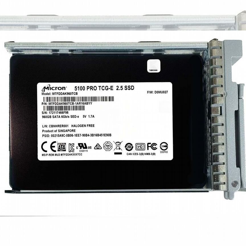 [UCS-SD960GBMS4-EV] Жесткий Диск Cisco 960gb Sata Ucs-Sd960gbms4-Ev
