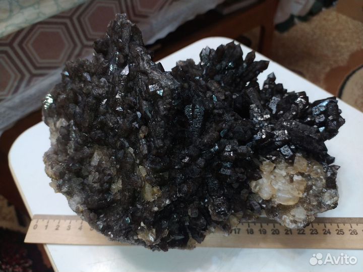 Раухтопаз друза