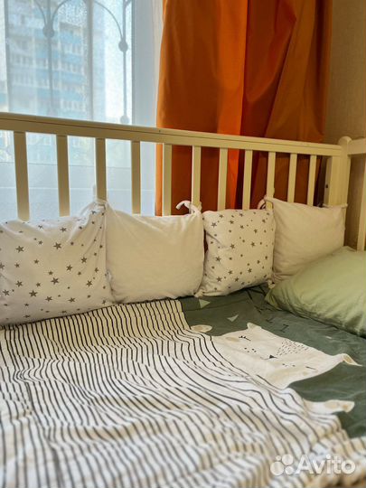 Бортики в детскую кроватку